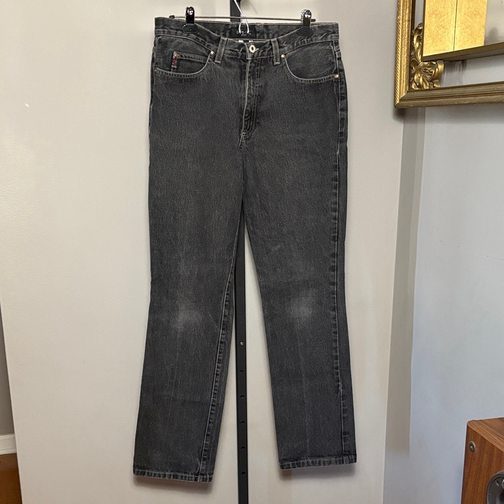Guess VINTAGE Size 32 Black Wash Denim Jeans